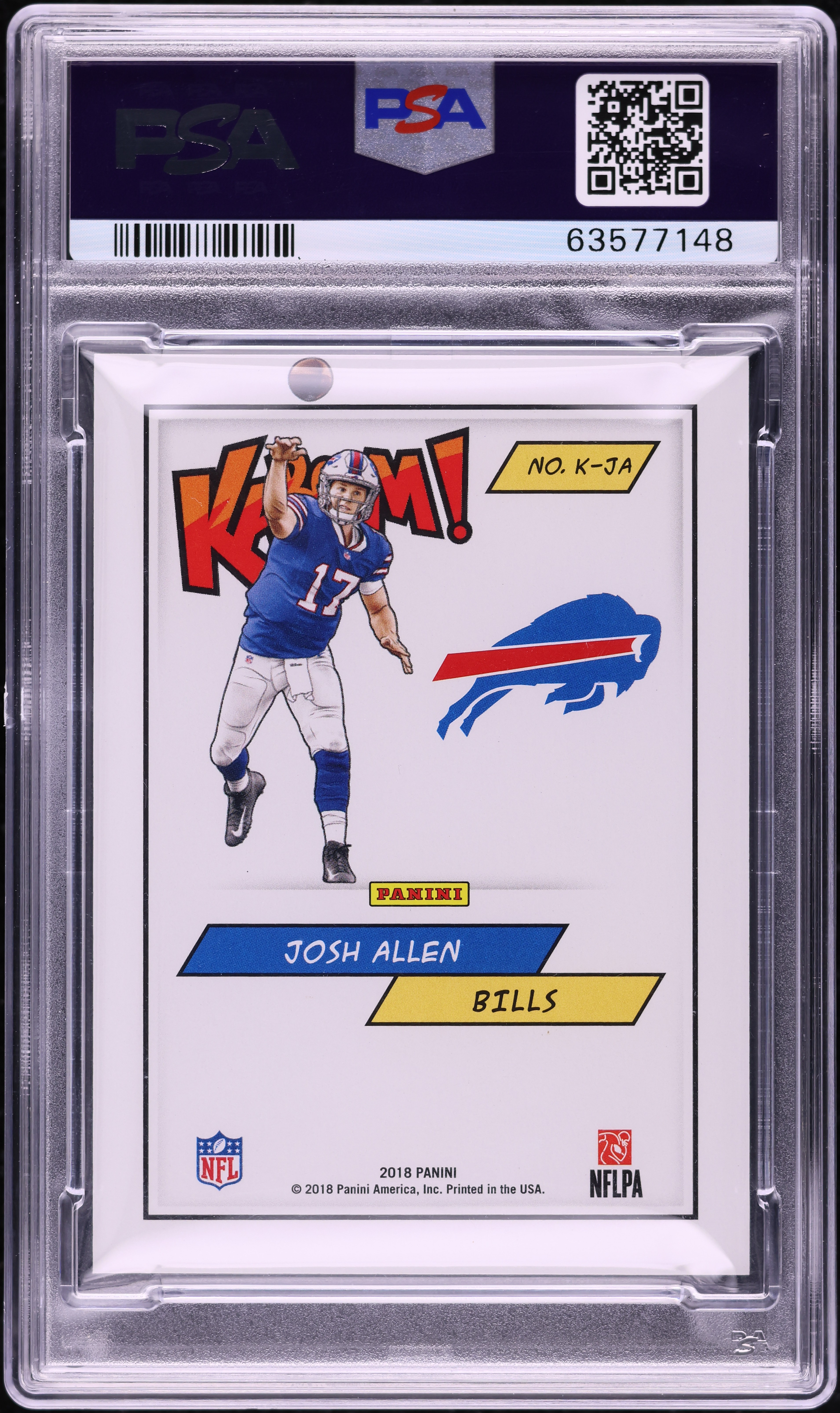 2018 Panini Kaboom! Gold Josh Allen ROOKIE /10 #K-JA PSA 9 MINT on Fanatics  Collect