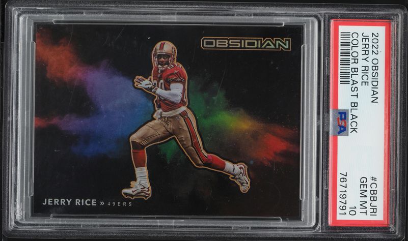 PANINI OBSIDIAN ハーランド colorblast PSA10 Erling Haaland 2021