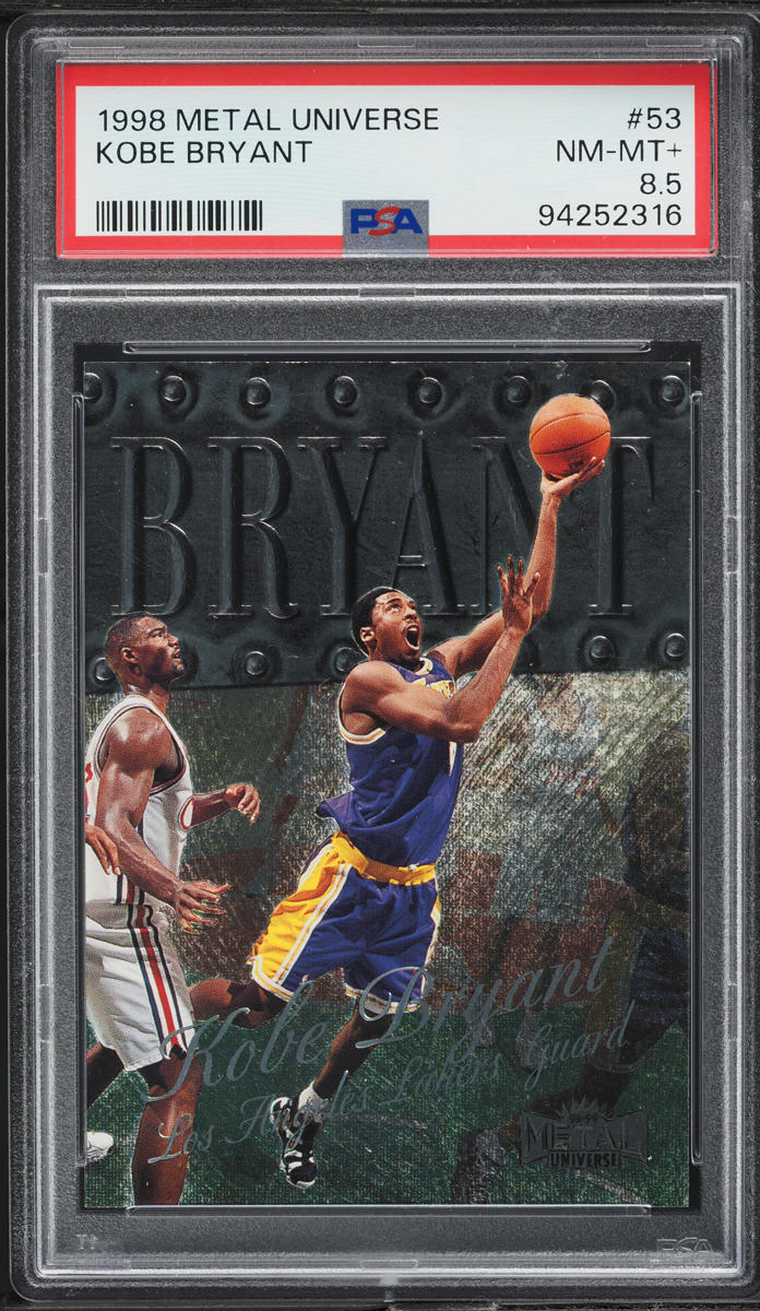 1998 Metal Universe Kobe Bryant #53 PSA 8.5 NM-MT+