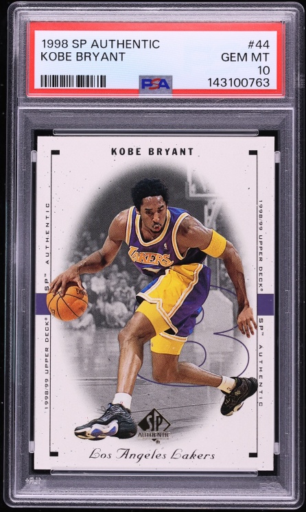 1998 SP Authentic Kobe Bryant #44 PSA 10 GEM MINT