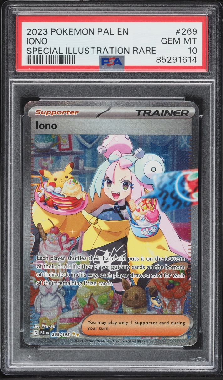 2023 Pokemon Scarlet & Violet Paldea Evolved SIR Iono #269 PSA 10 GEM MINT