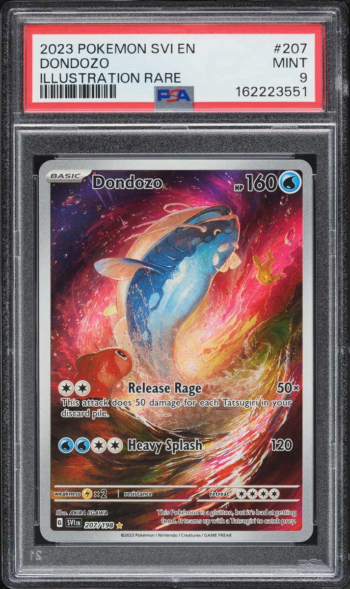 2023 Pokemon Scarlet & Violet IR Dondozo #207 PSA 9 MINT