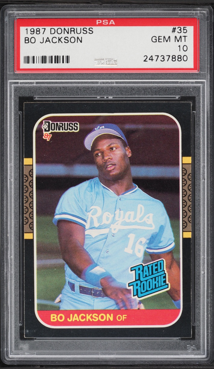 1987 Donruss Bo Jackson ROOKIE #35 PSA 10 GEM MINT