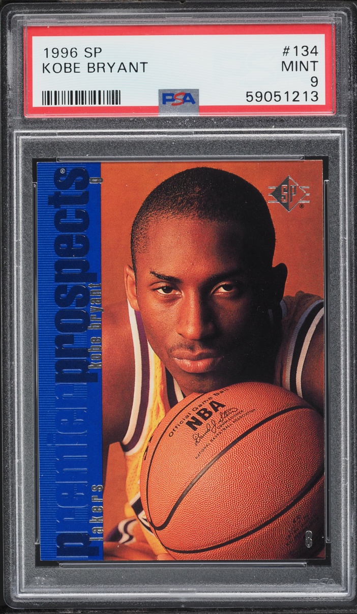 1996 SP Basketball Kobe Bryant ROOKIE #134 PSA 9 MINT