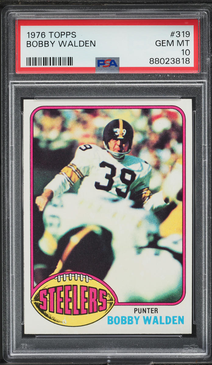 1976 Topps Football Bobby Walden #319 PSA 10 GEM MINT