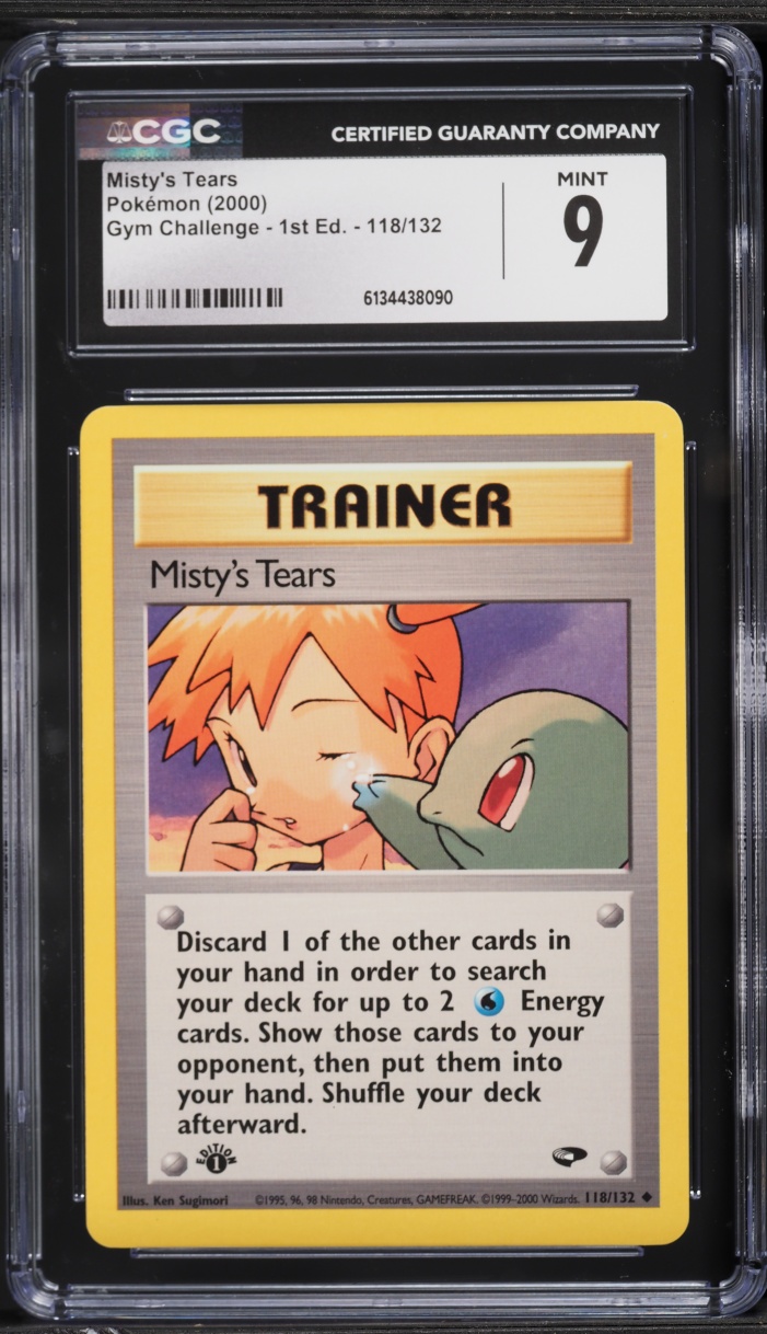 2000 Pokemon Gym Challenge 1st Edition Misty's Tears #118 CGC 9 MINT