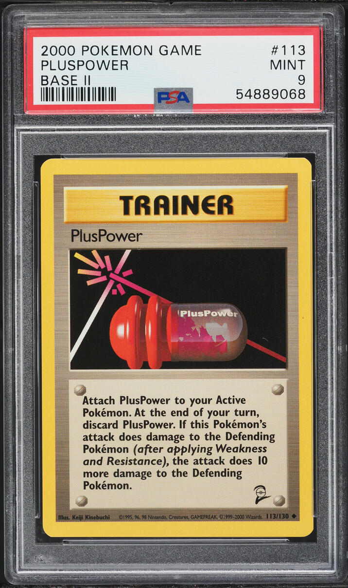 2000 Pokemon Base Set 2 Pluspower #113 PSA 9 MINT