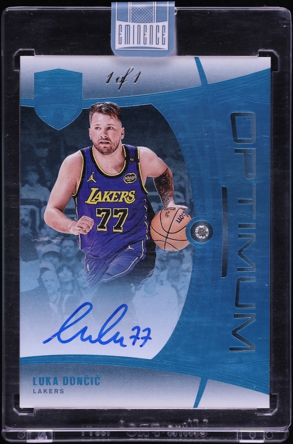 2024 Panini Eminence Optimum Diamond Luka Doncic Platinum AUTO 1/1 #ODA-LUK