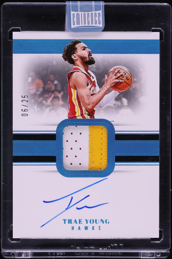 2024 Panini Eminence Trae Young PATCH AUTO /25 #PA-TRY