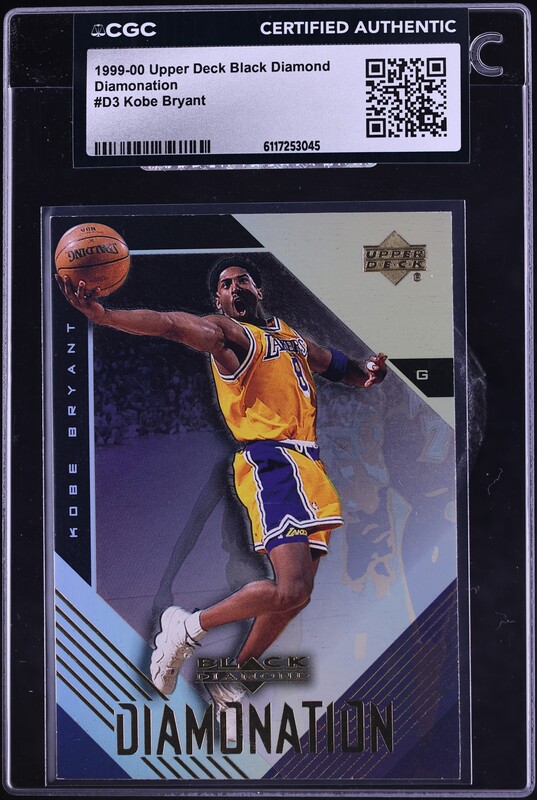1999 Skybox Apex Cutting Edge Warp Tek Kobe Bryant /25 #5 BGS 9