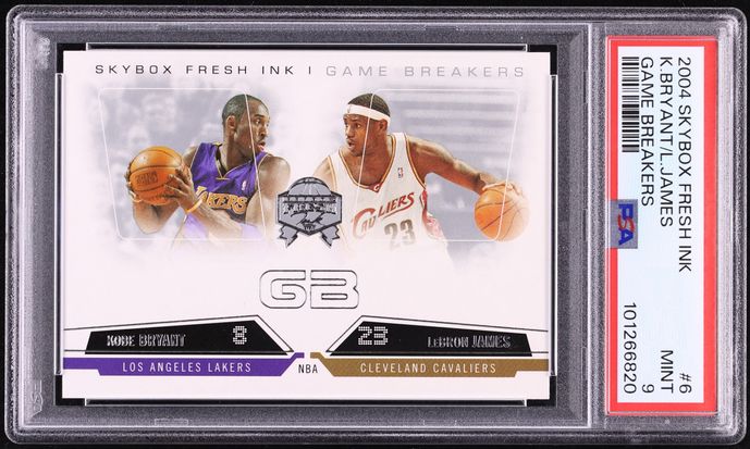 2004 SP Authentic LeBron James #14 PSA 9 MINT on Fanatics Collect