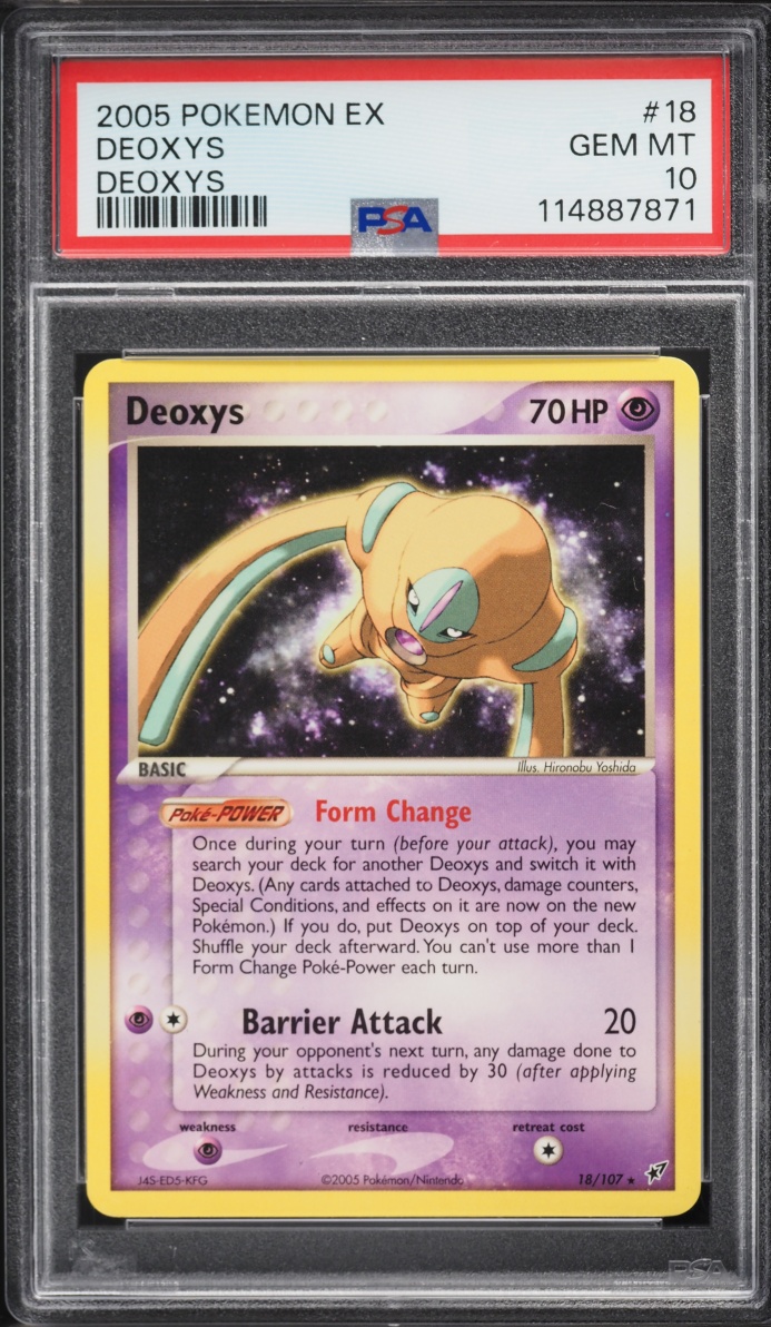 2005 Pokemon EX Deoxys #18 PSA 10 GEM MINT