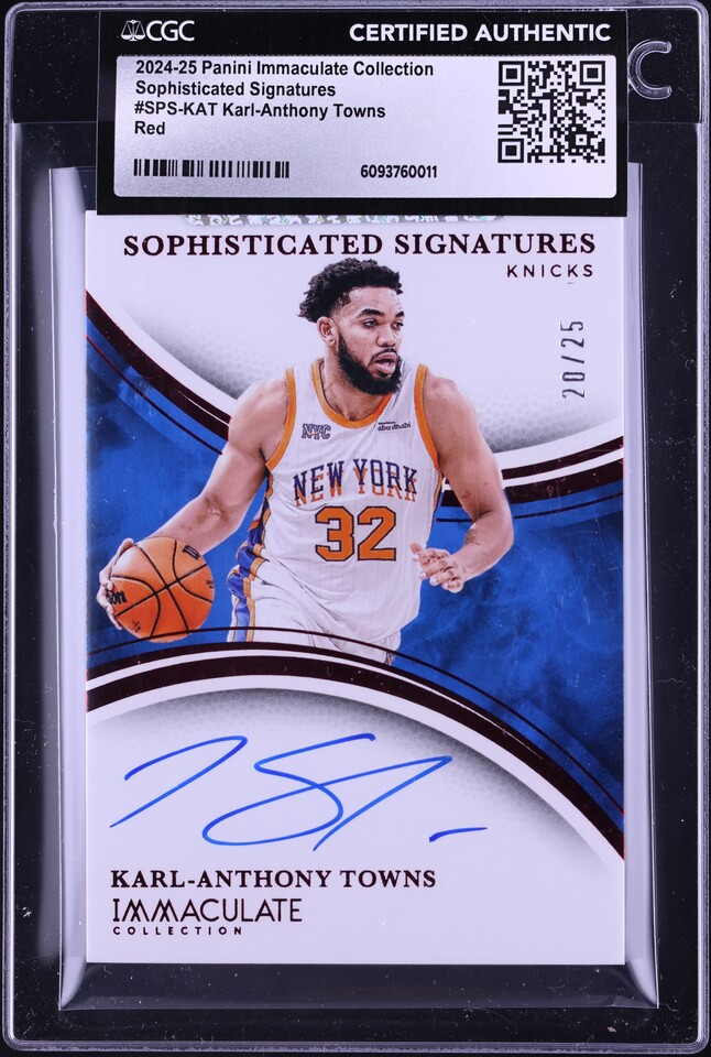 2024 Panini Obsidian Cutting Edge Karl-Anthony Towns PATCH /249