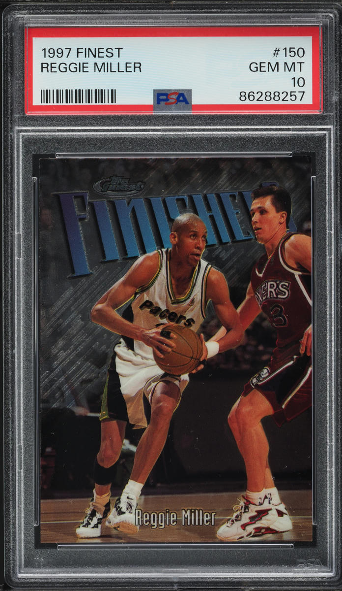 1997 Finest Basketball Reggie Miller #150 PSA 10 GEM MINT