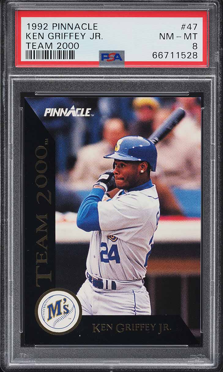 1992 Pinnacle Team 2000 Ken Griffey Jr. #47 PSA 8 NM-MT