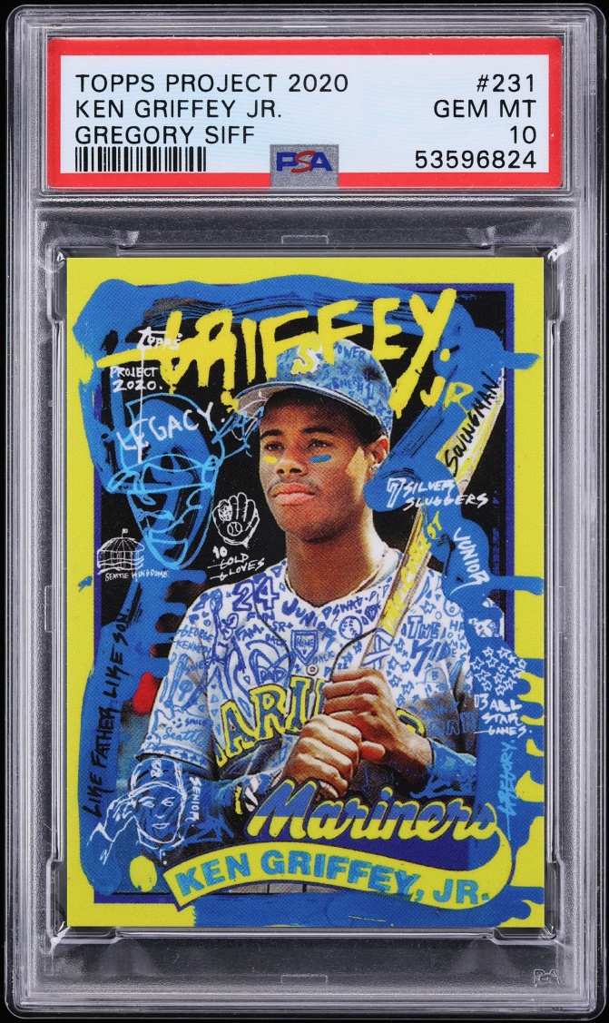 2020 Topps Project By Gregory Siff Ken Griffey Jr. #231 PSA 10 GEM MINT