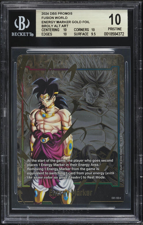 2024 Dragon Ball Super Fusion World Energy Marker Gold Alt Art