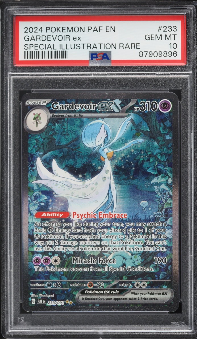 2024 Pokemon Scarlet & Violet Paldean Fates SIR Gardevoir ex #233 PSA 10 GEM MINT