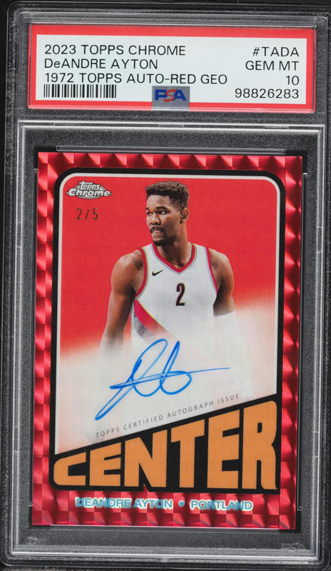 2018 Panini Cornerstones Downtown DeAndre Ayton ROOKIE #10 PSA 10
