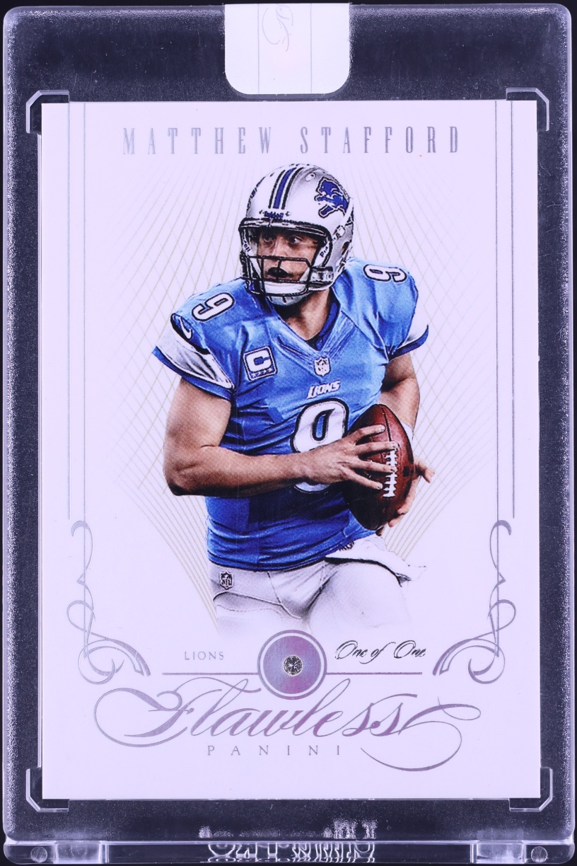 2014 Panini Flawless Diamond Gems Matthew Stafford 1/1 #73 - Photo 1