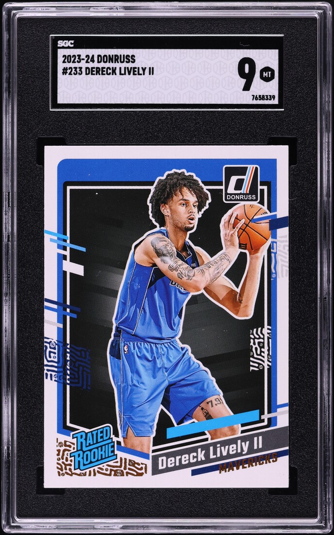 2023 Donruss Basketball Dereck Lively II ROOKIE #233 SGC 9 MINT