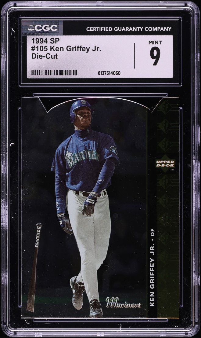 1994 SP Die-Cut Ken Griffey Jr. #105 CGC 9 MINT