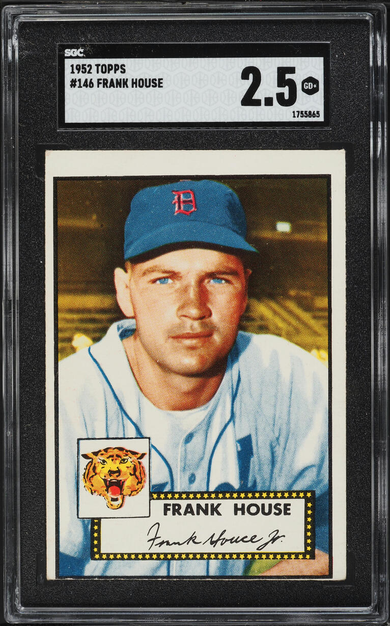 1952 Topps Frank House #146 SGC 2.5 GD+
