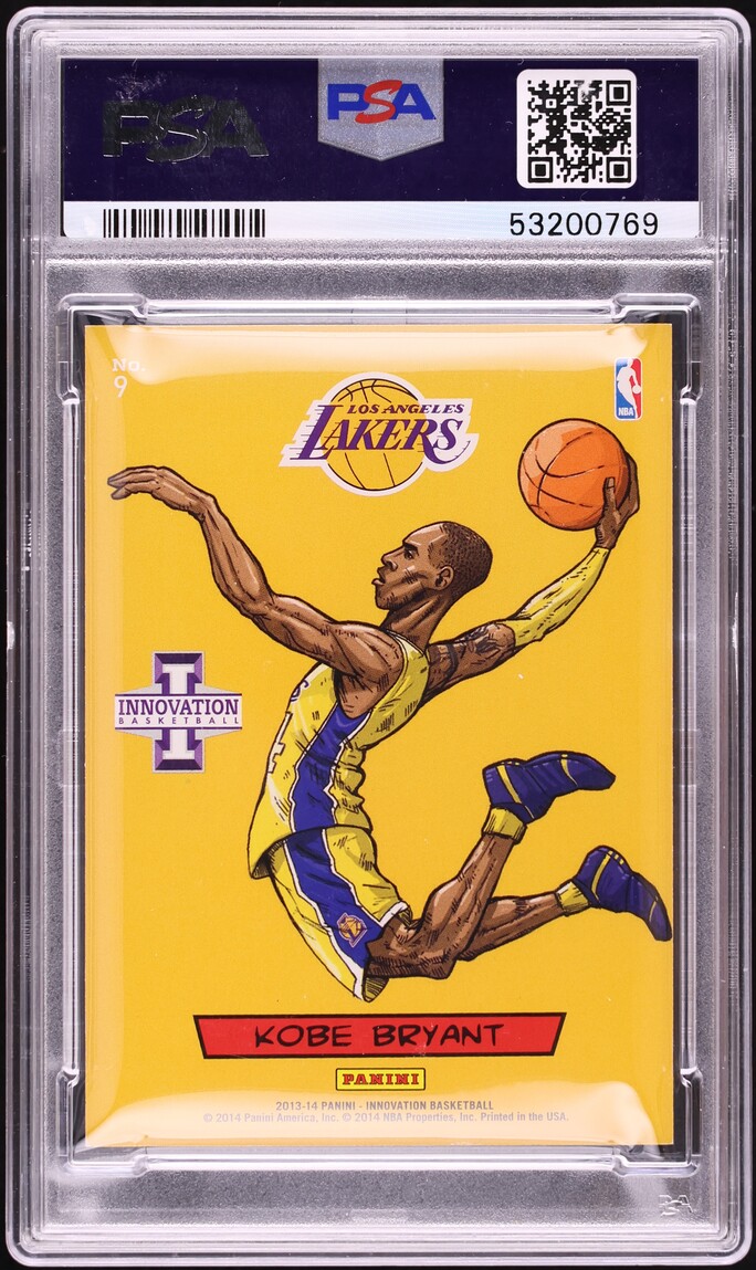 2013 Panini Innovation Kaboom! Kobe Bryant #9 PSA 9 MINT - Photo 2