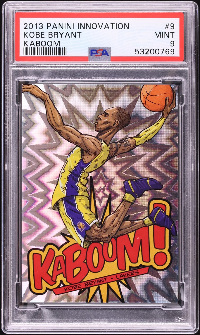 2013 Panini Innovation Kaboom! Kobe Bryant #9 PSA 9 MINT - Photo 1