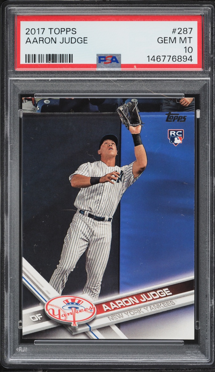 2017 Topps Aaron Judge ROOKIE #287 PSA 10 GEM MINT