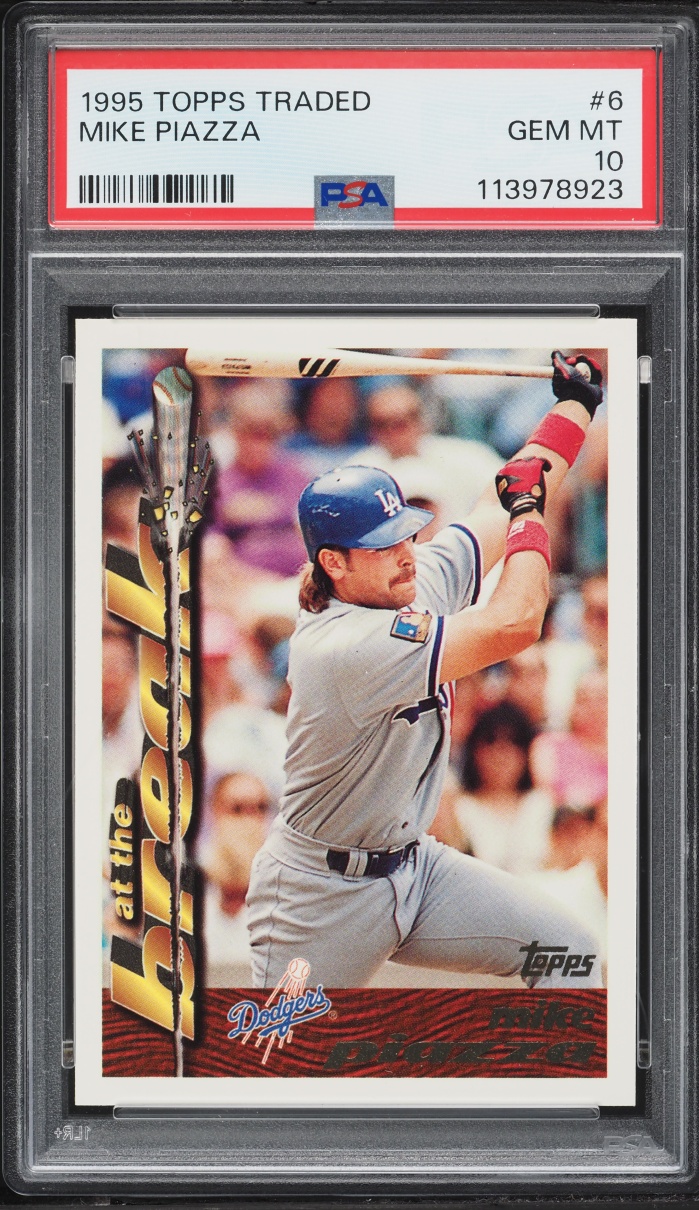 1995 Topps Traded Mike Piazza #6 PSA 10 GEM MINT