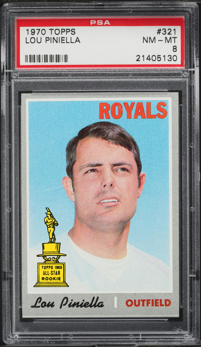 1970 Topps Lou Piniella #321 PSA 8 NM-MT