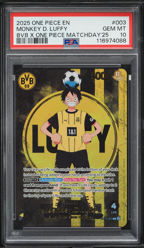 【PSA10】 MONKEY D. LUFFY ST21-EX GEAR 5 Monkey D Luffy L ST21-001 Starter Deck EX GEAR5 One Piece
