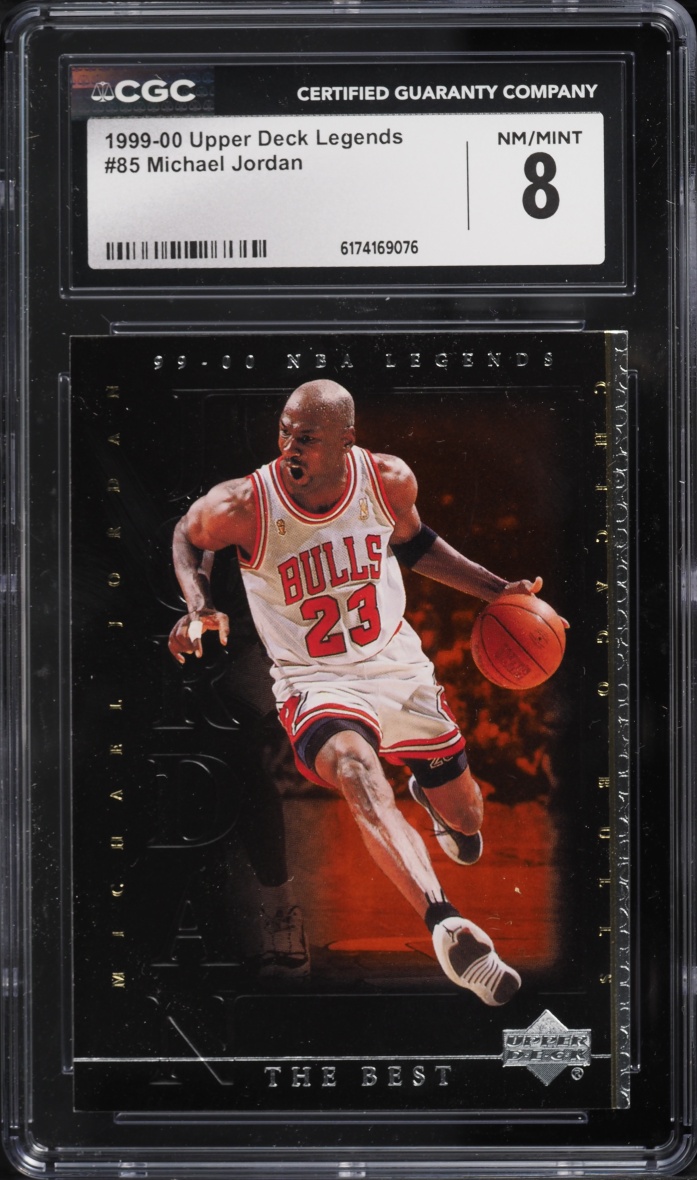 1999 Upper Deck Legends Michael Jordan #85 CGC 8 NM-MT