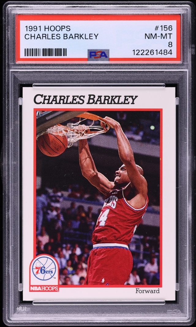 1991 Hoops Charles Barkley #156 PSA 8 NM-MT