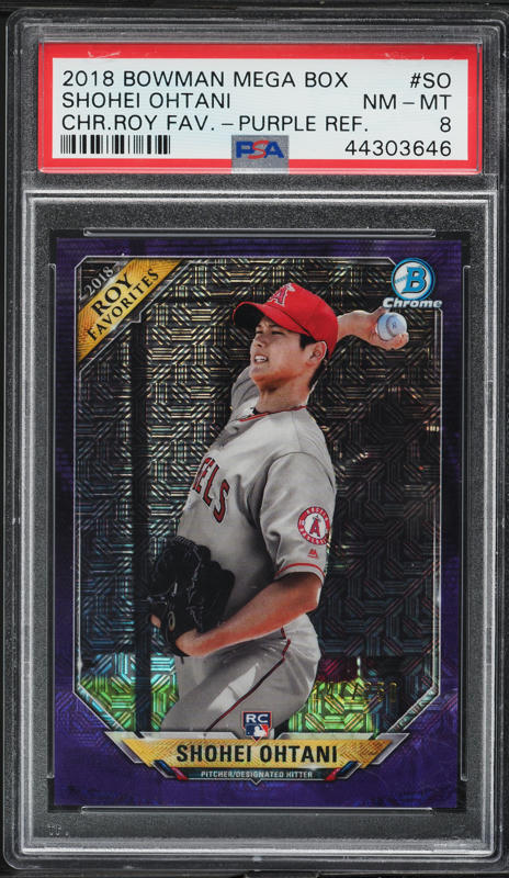 2022 Bowman Chrome Sapphire Edition Purple Shohei Ohtani /25