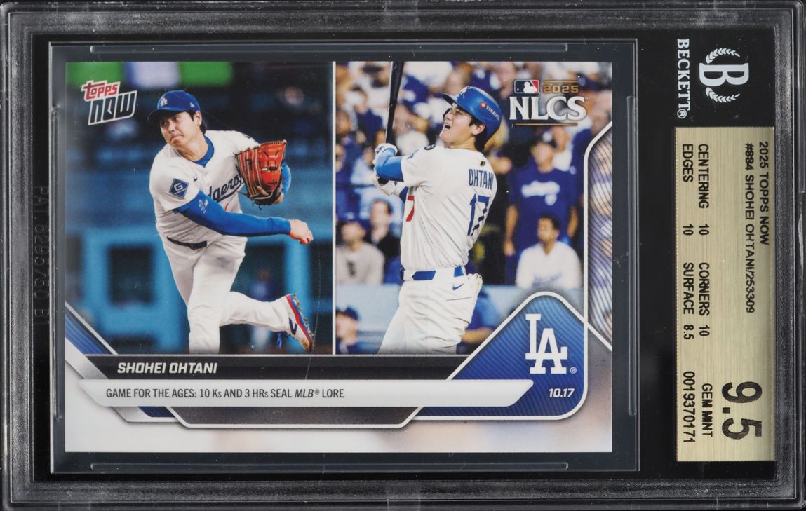2025 Topps Now Shohei Ohtani #884 BGS 9.5 GEM MINT