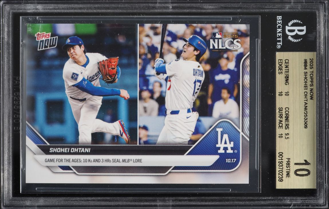 2025 Topps Now Shohei Ohtani #884 BGS 10 PRISTINE