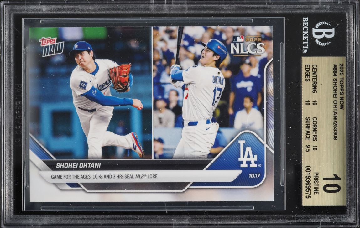 2025 Topps Now Shohei Ohtani #884 BGS 10 PRISTINE