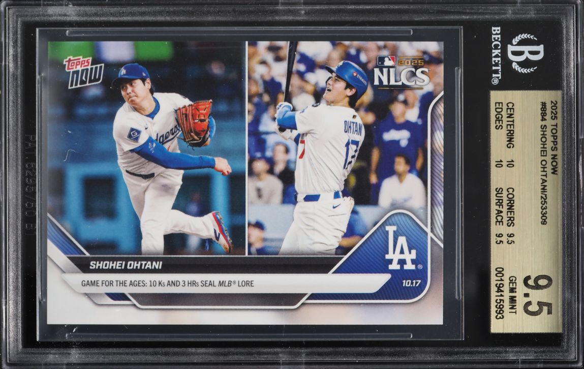 2025 Topps Now Shohei Ohtani #884 BGS 9.5 GEM MINT