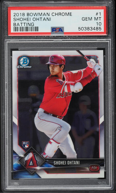 その他 Shohei Ohtani 2018 Bowman Chrome Rookie 2018 Bowman Chrome Shohei Ohtani ROOKIE #1 PSA 10 GEM MINT