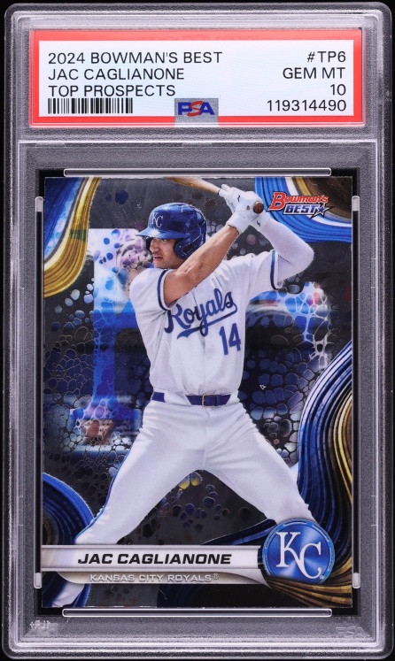 2024 Bowman's Best Top Jac Caglianone PROSPECT #TP6 PSA 10 GEM MINT