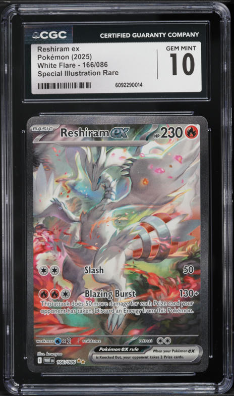 2025 Pokemon Japanese Scarlet & Violet White Flare BWR Reshiram EX