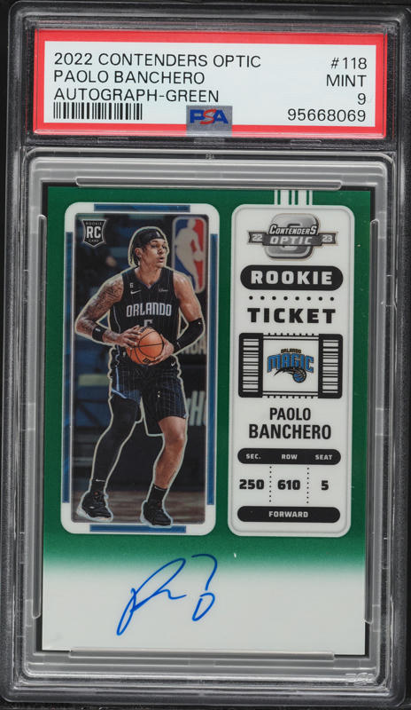 2022 Panini Spectra Solar Eclipse Paolo Banchero ROOKIE #1 PSA 9
