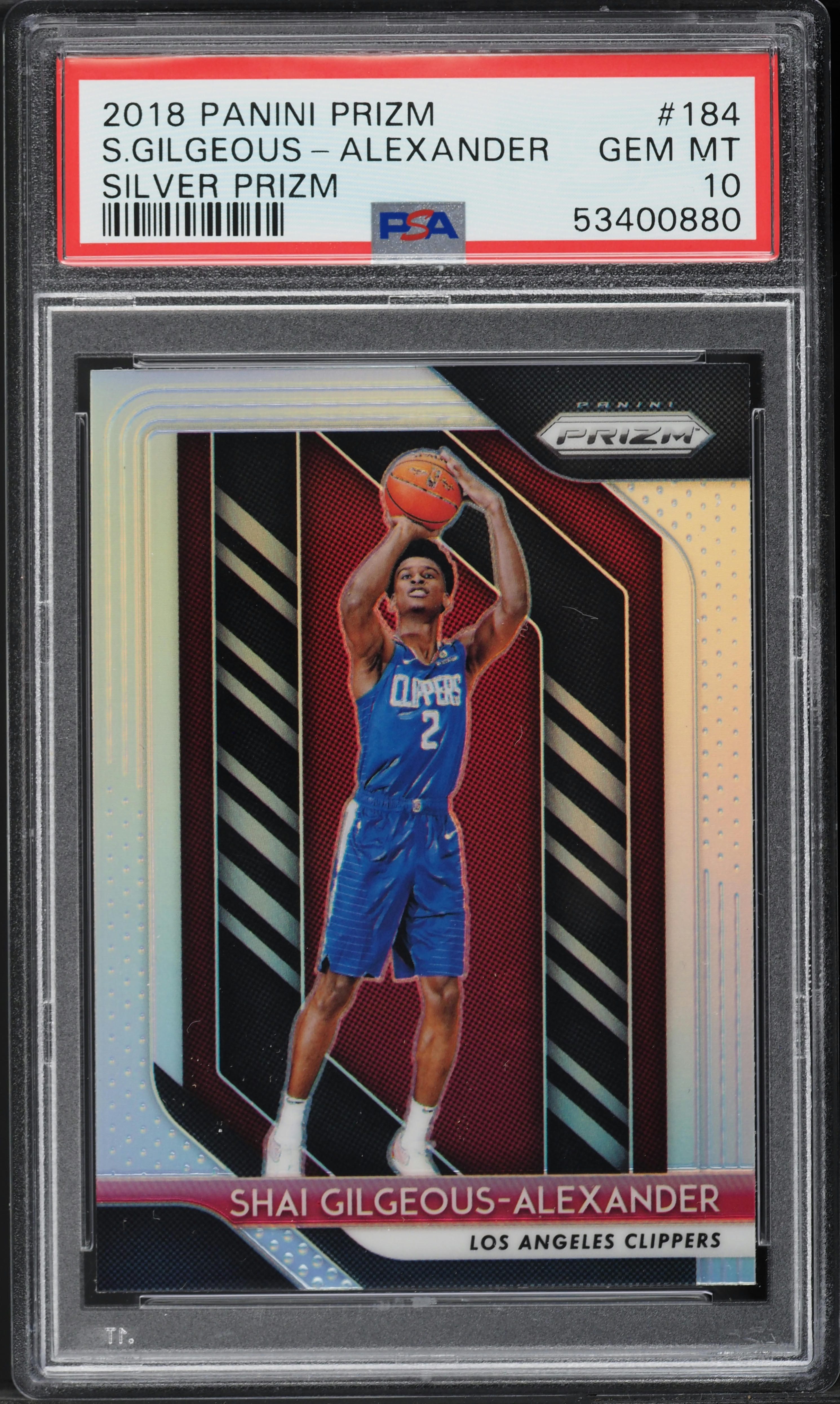 その他 Prizm Shai Gilgeous Alexander RC silver 2018 Panini Prizm Silver Shai Gilgeous-Alexander ROOKIE #184 PSA