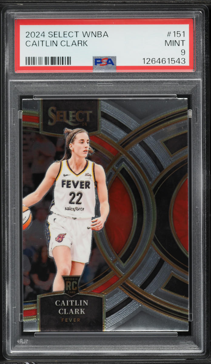 2024 Select WNBA Premier Level Caitlin Clark ROOKIE #151 PSA 9 MINT