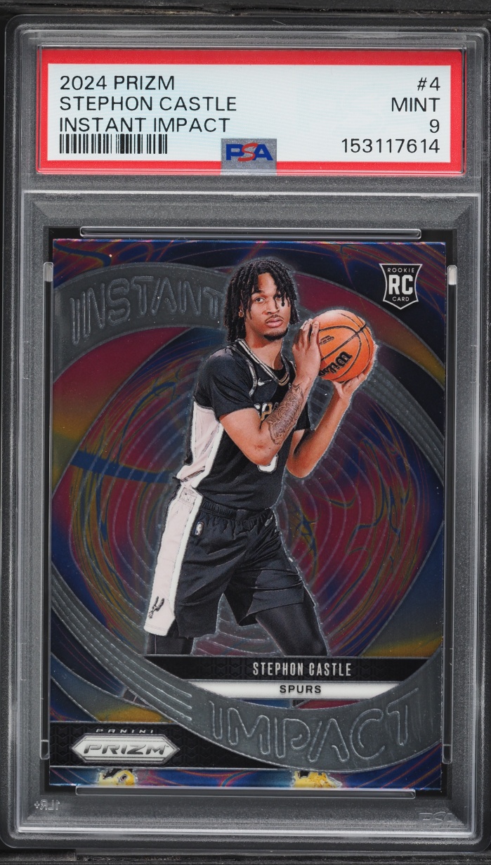 2024 Panini Prizm Instant Impact Stephon Castle ROOKIE #4 PSA 9 MINT