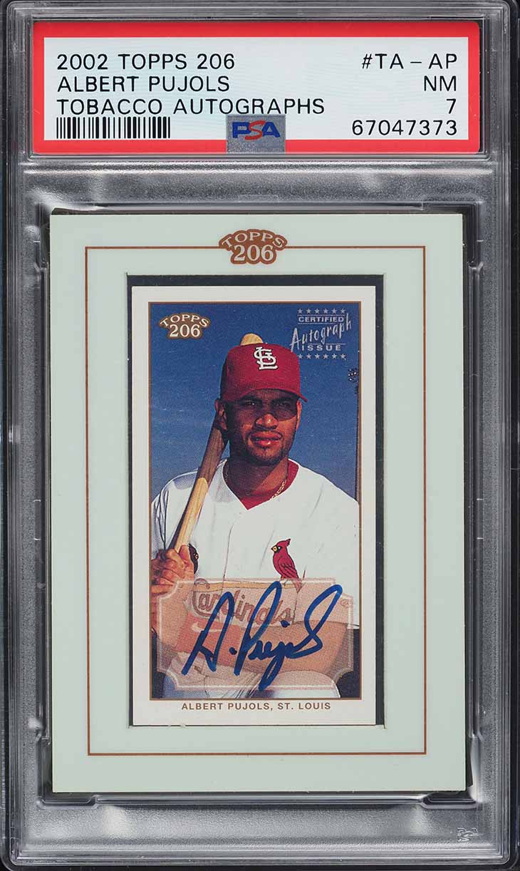 2001 Fleer Focus Albert Pujols ROOKIE /999 #245 CGC AUTH on
