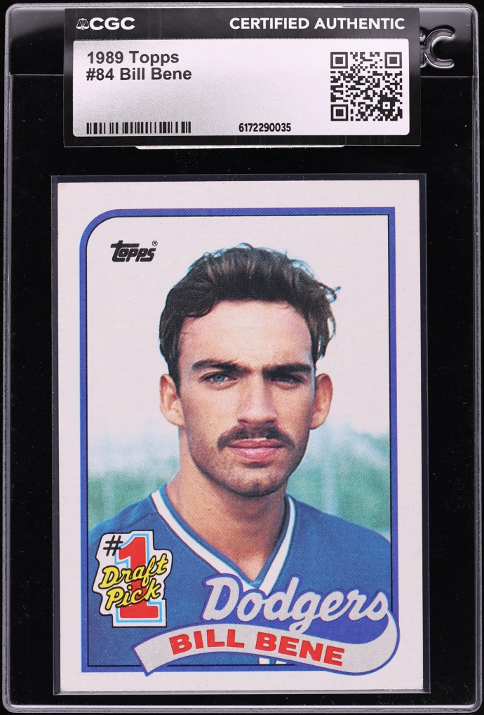 1989 Topps Bill Bene #84 CGC AUTH