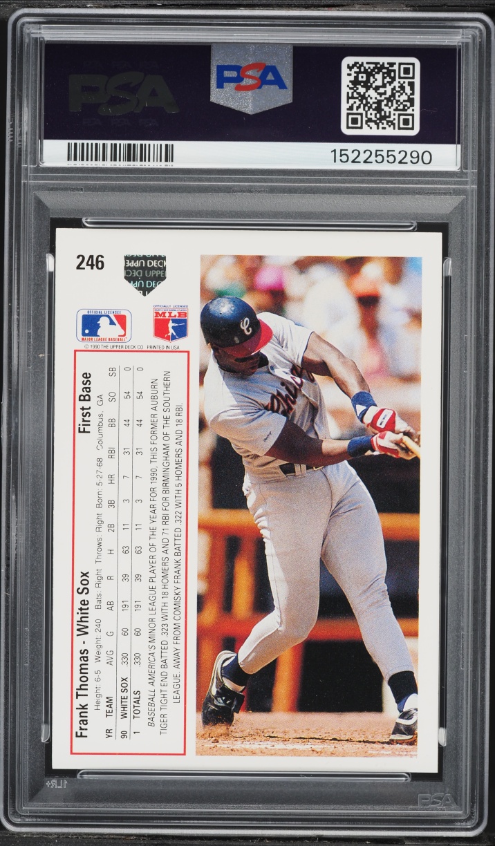 1991 Upper Deck Frank Thomas #246 PSA 8 NM-MT